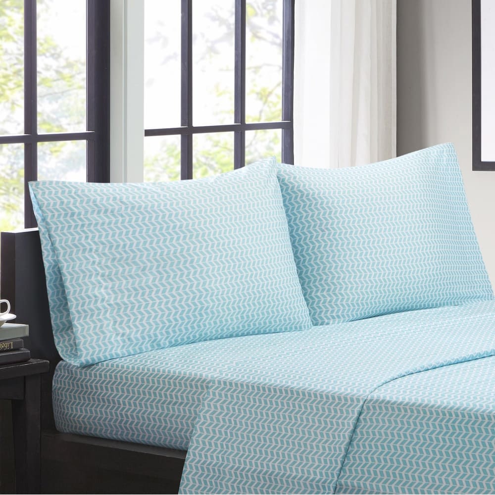 Porch & Den Denver Chevron Microfiber Bed Sheet Set