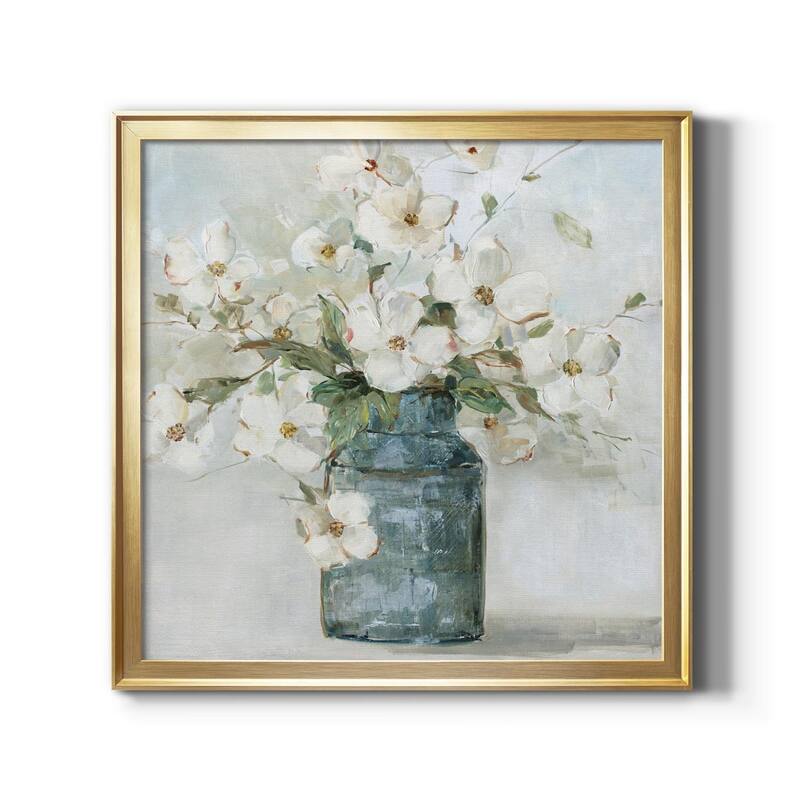 Cottage Charmer I-Premium Framed Canvas - Ready to Hang - 17.5x17.5 - Gold