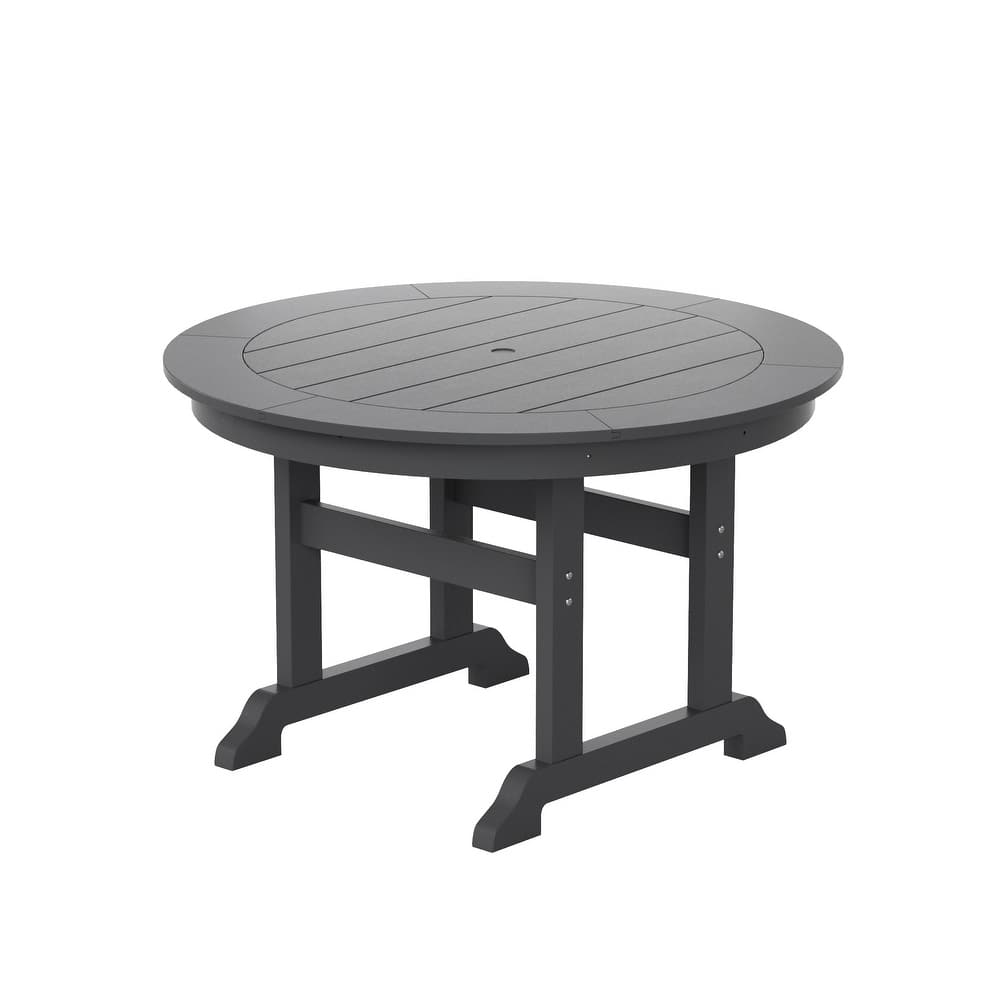 Laguna Hdpe All Weather Outdoor Patio 47" Round Dining Table