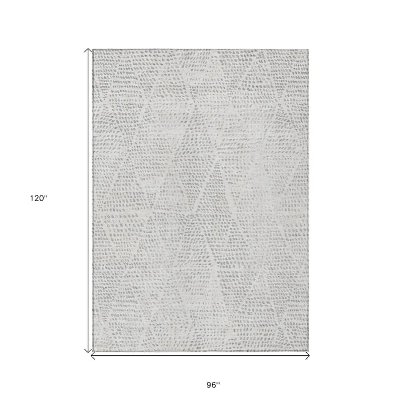 HomeRoots Geometric Transitional Rectangle Outdoor Rug