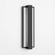 preview thumbnail 19 of 23, Rennnsan Modern Black Rectangular Linear LED Outdoor Wall Lights/Sconce Lighting