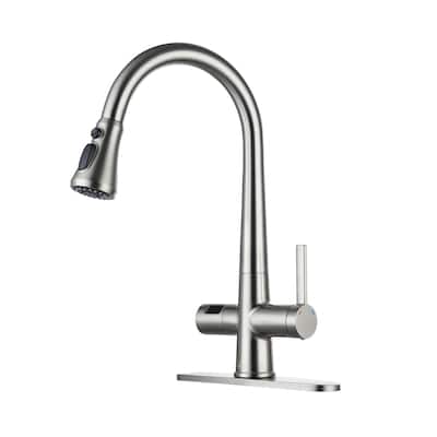 Single Handle Pull-Down Sprayer Kitchen Faucet