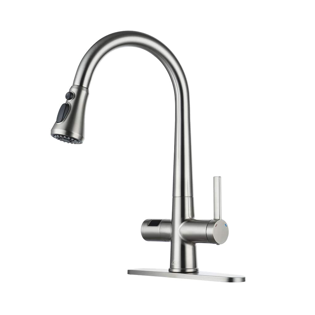 Single Handle Pull-Down Sprayer Kitchen Faucet