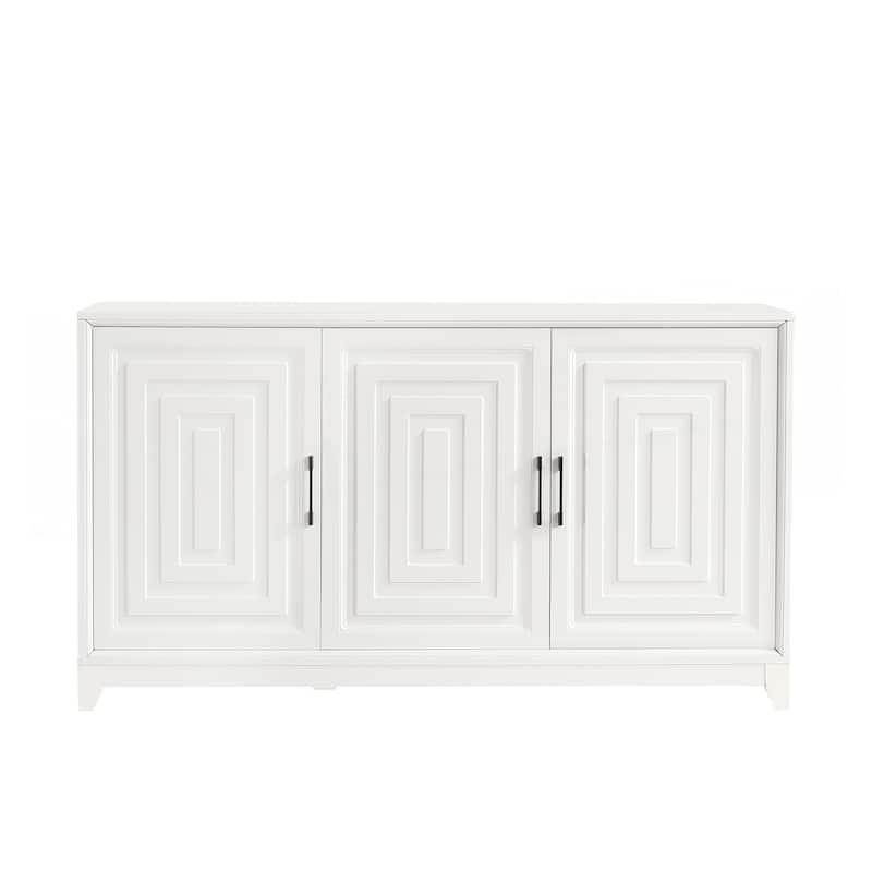 Modern Entertainment Center Media Console Cabinet