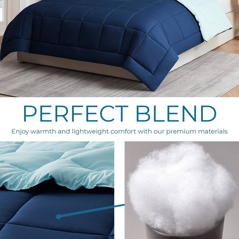 Empyrean All Season Alternative Down Lightweight Reversible Comforter Set