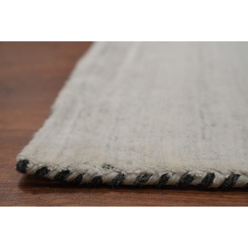 Hand Knotted Oriental 100% Wool Carpet Tribal Animal Pictorial Beige & Ivories Gabbeh Area Rug - 12' 0'' X 9' 2''
