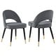 preview thumbnail 1 of 1, Lindsey Upholstered Dining Side Chair (Set of 2)