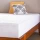 preview thumbnail 5 of 4, Linenspa Essentials Quilted Mattress Pad - White