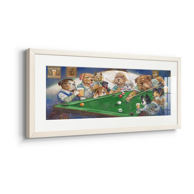 Pool Dogs-Premium Gallery Framed Print