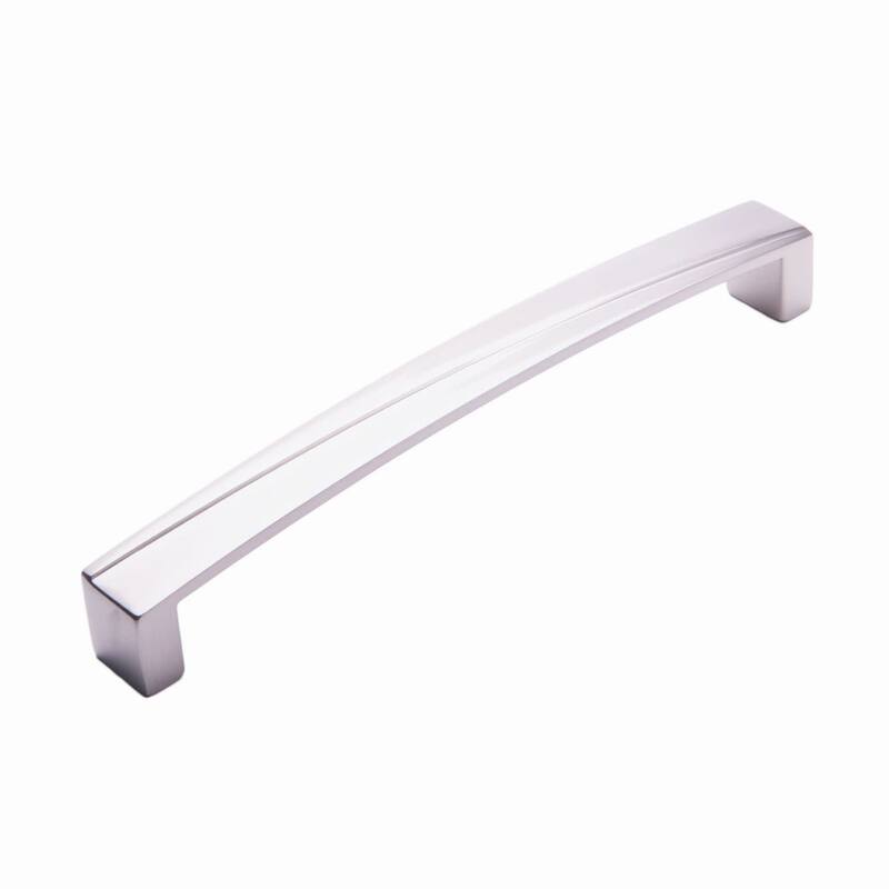 RK International Trumbull 8 Inch Center to Center Handle Cabinet Pull - Satin Nickel