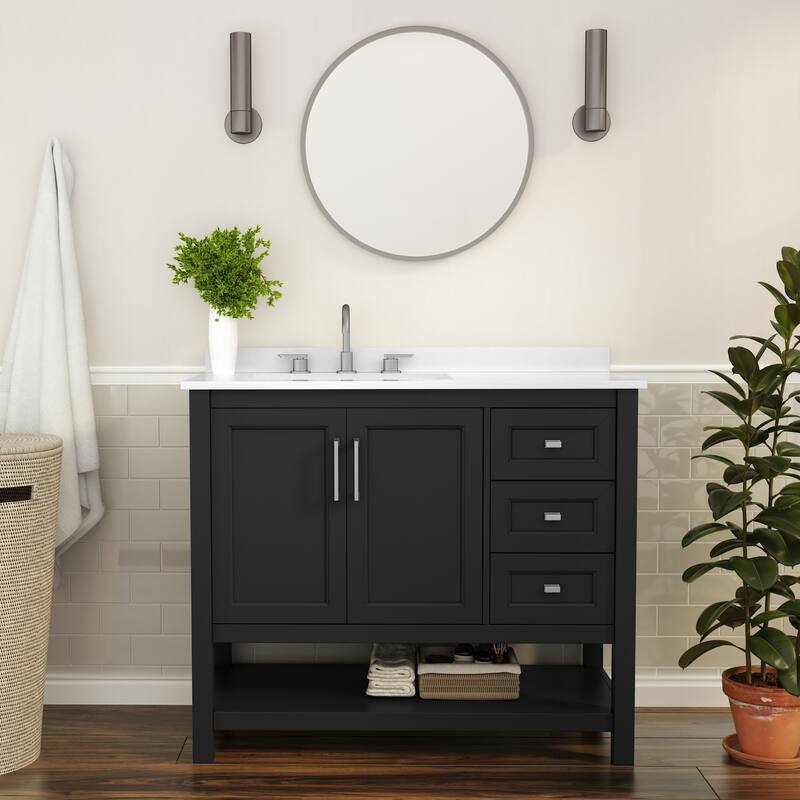 James Allan FFIR85187 42" Free Standing Single Basin Vanity Set with
