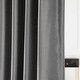 preview thumbnail 16 of 42, Exclusive Fabrics Solid Faux Dupioni Pleated Blackout Curtain Panel