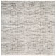 SAFAVIEH Adirondack Alberta Vintage Abstract Rug - 6' Square - Ivory/Silver