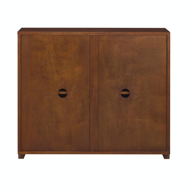 Sideboard, Buffet Cabinet with 2 Outlet Holes, Storage Cabinet