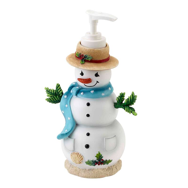 Avanti Linens Coastal Snowman Lotion Dispenser - Multicolor - Lotion Dispenser