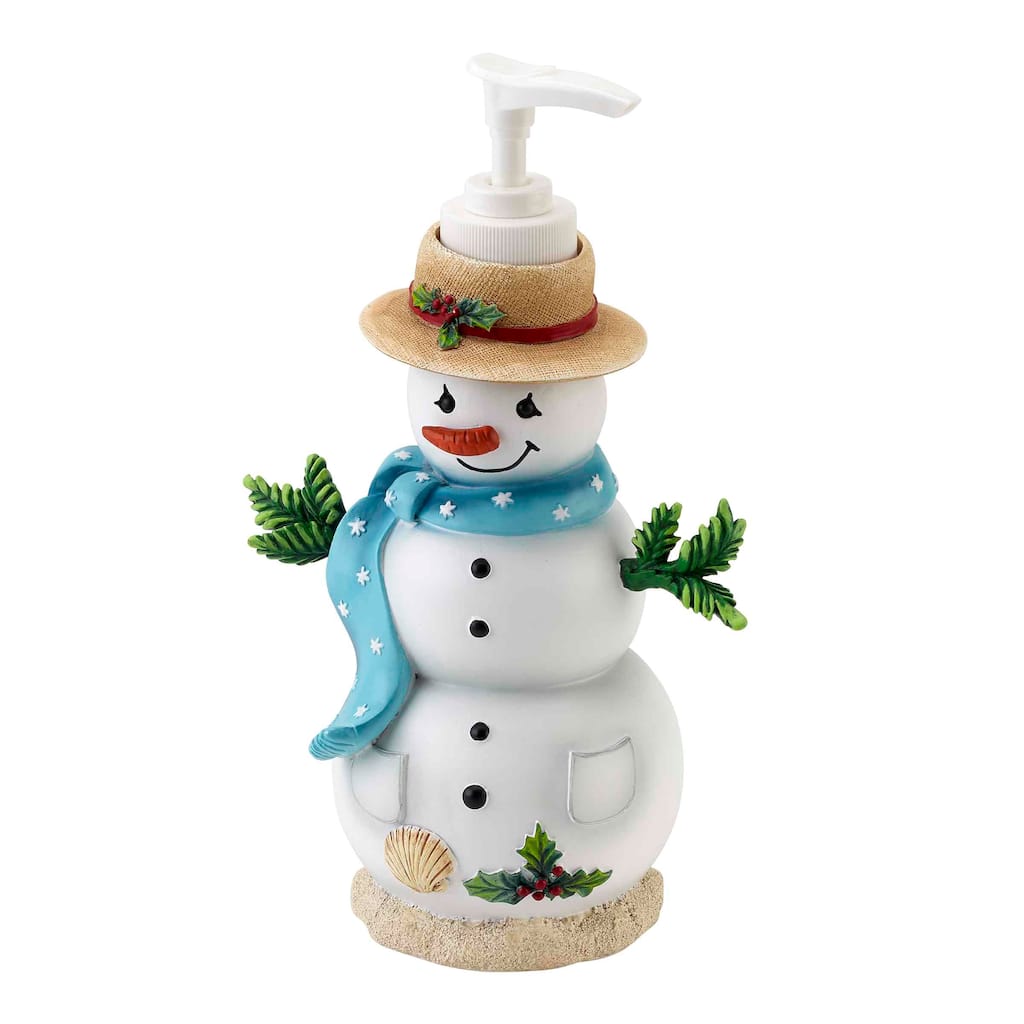 Avanti Linens Coastal Snowman Lotion Dispenser - Multicolor - Lotion Dispenser