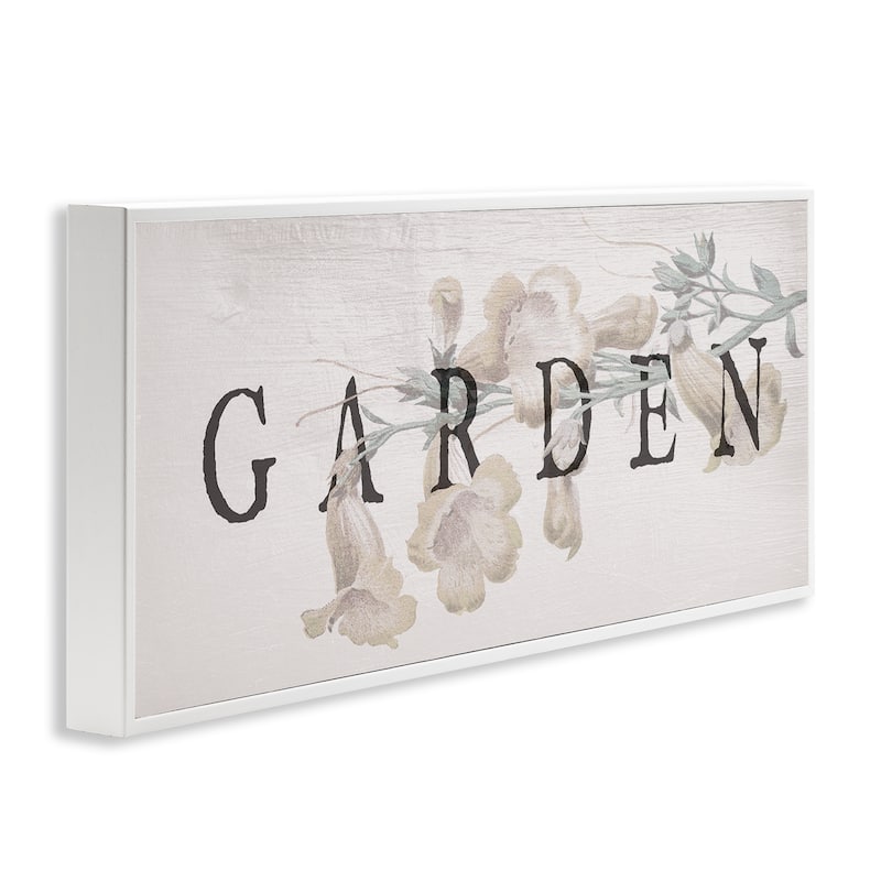Stupell Rustic Garden & Flower Framed Giclee Art Design By Lil' Rue