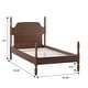 preview thumbnail 19 of 21, Walker Edison Twin Bed with 1-Drawer Nightstand Bedroom Set