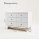 preview thumbnail 20 of 24, Storkcraft Santorini 6 Drawer Dresser