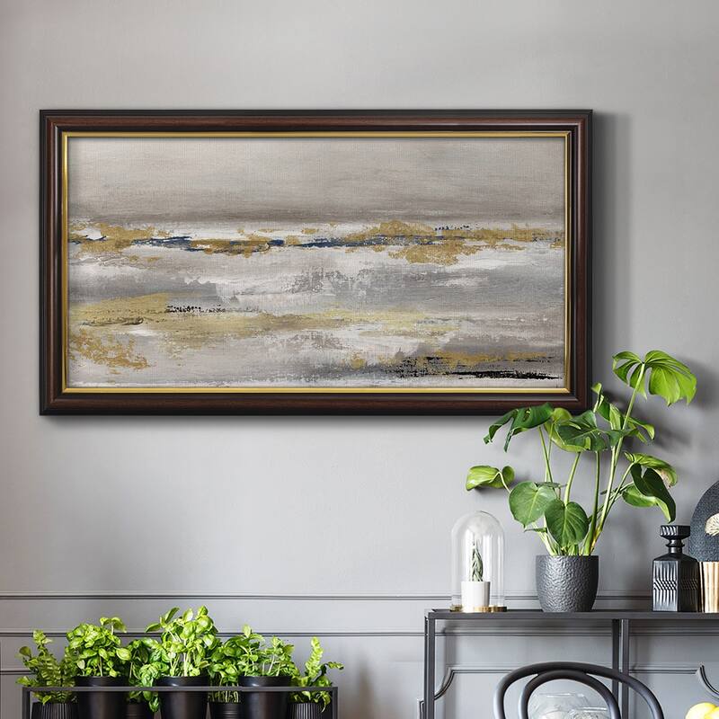 Golden Fog Premium Framed Canvas- Ready to Hang
