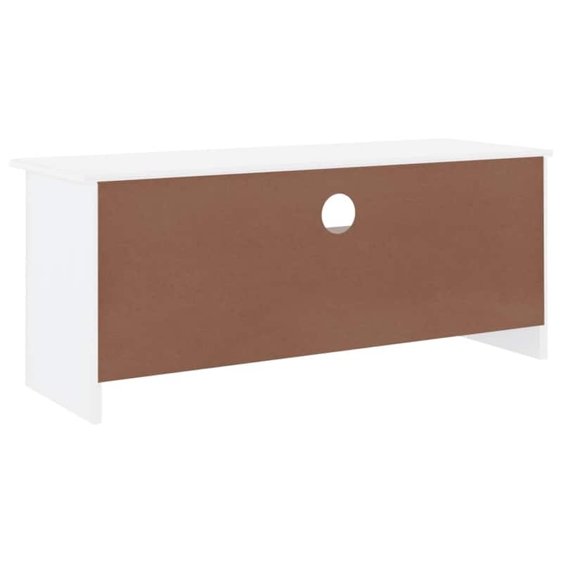 vidaXL TV Stand with Drawers ALTA 39.4"x13.8"x16.1" Solid Wood Pine - 39.4" x 13.8" x 16.1"