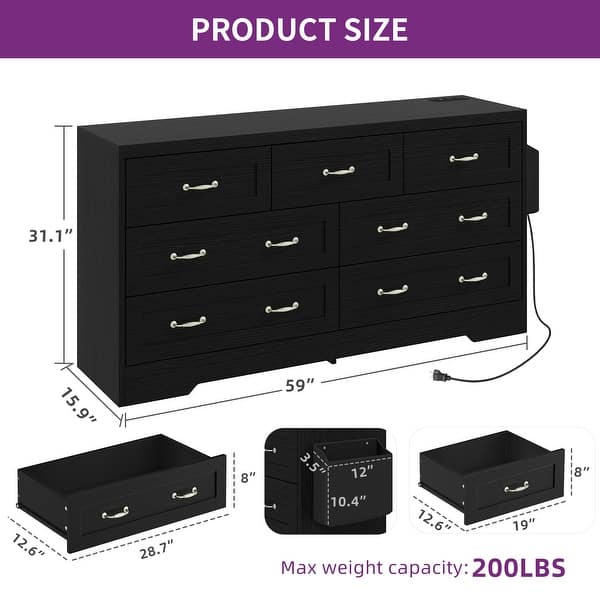 alexa 7 drawer dresser black Patbo | Strapless Maxi Dress Runway | L