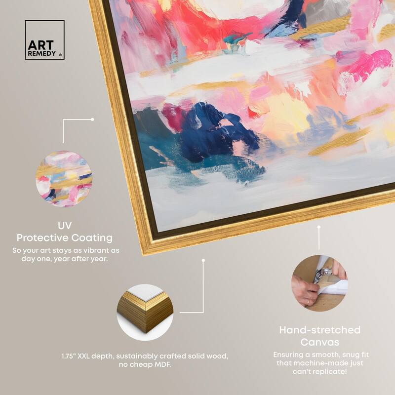 Balipink III Canvas by Art Remedy