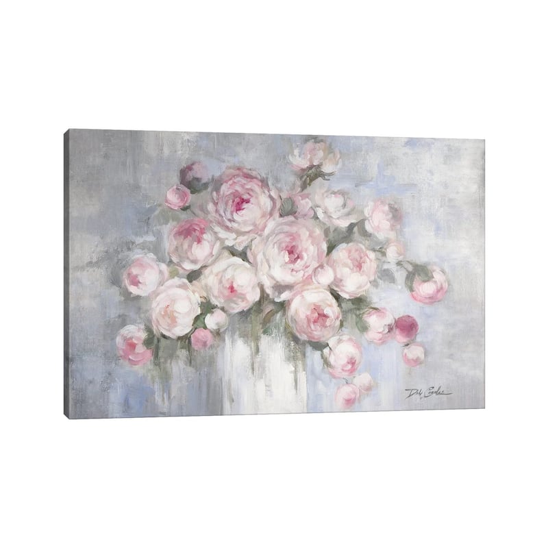 iCanvas "Peonies in White Vase" by Debi Coules Canvas Print