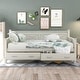 preview thumbnail 10 of 14, Merax X-shaped Decoration Twin Daybed with 2 Large Drawers