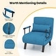 preview thumbnail 11 of 17, Costway Folding 5 Position Convertible Sleeper Bed Armchair Lounge