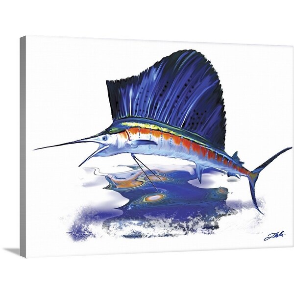 "Sailfish" Canvas Wall Art