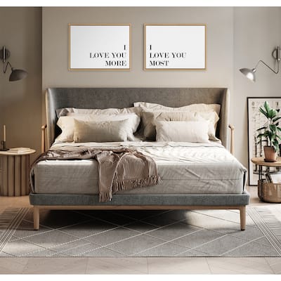 Kate and Laurel Sylvie Love More Framed Canvas Art Set by Maggie Price