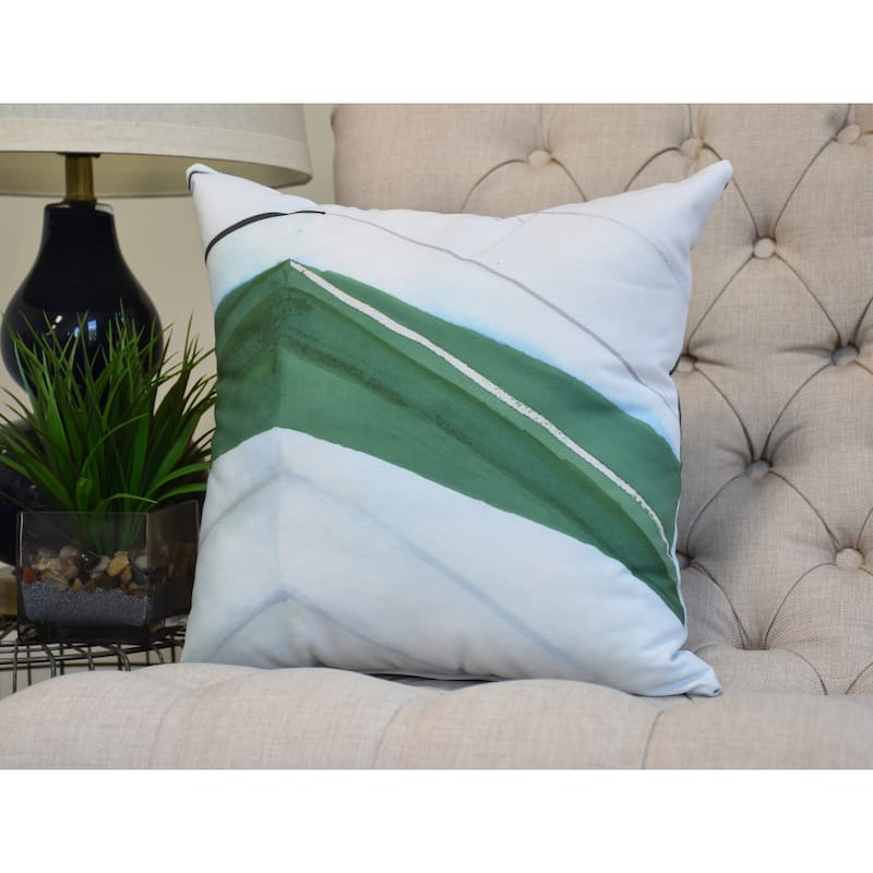 16 x 16 inch Boat Bow Left Geometric Print Pillow