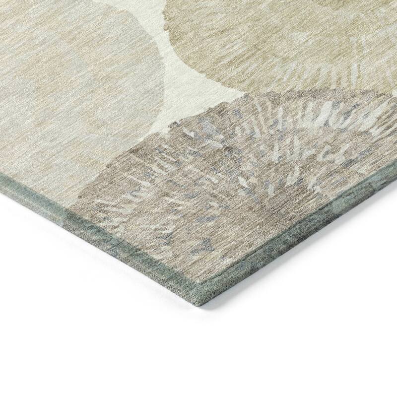 Machine Washable Indoor/ Outdoor Contemporary Devaughn Chantille Rug