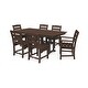 Polywood Lakeside 7Piece Farmhouse Dining Set  Overstock  31288954