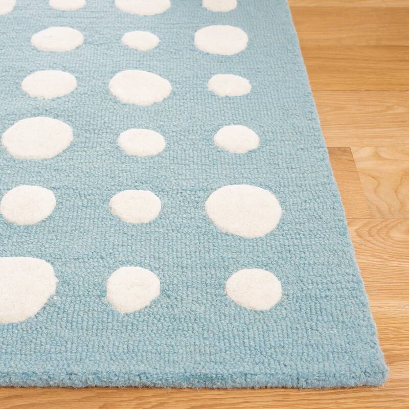 SAFAVIEH Handmade Kids Lexus Dots Wool Rug