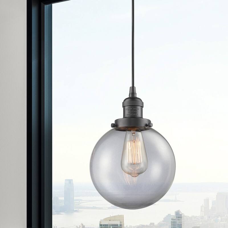 Innovations Lighting Beacon Single Light 8" Wide Mini Pendant with
