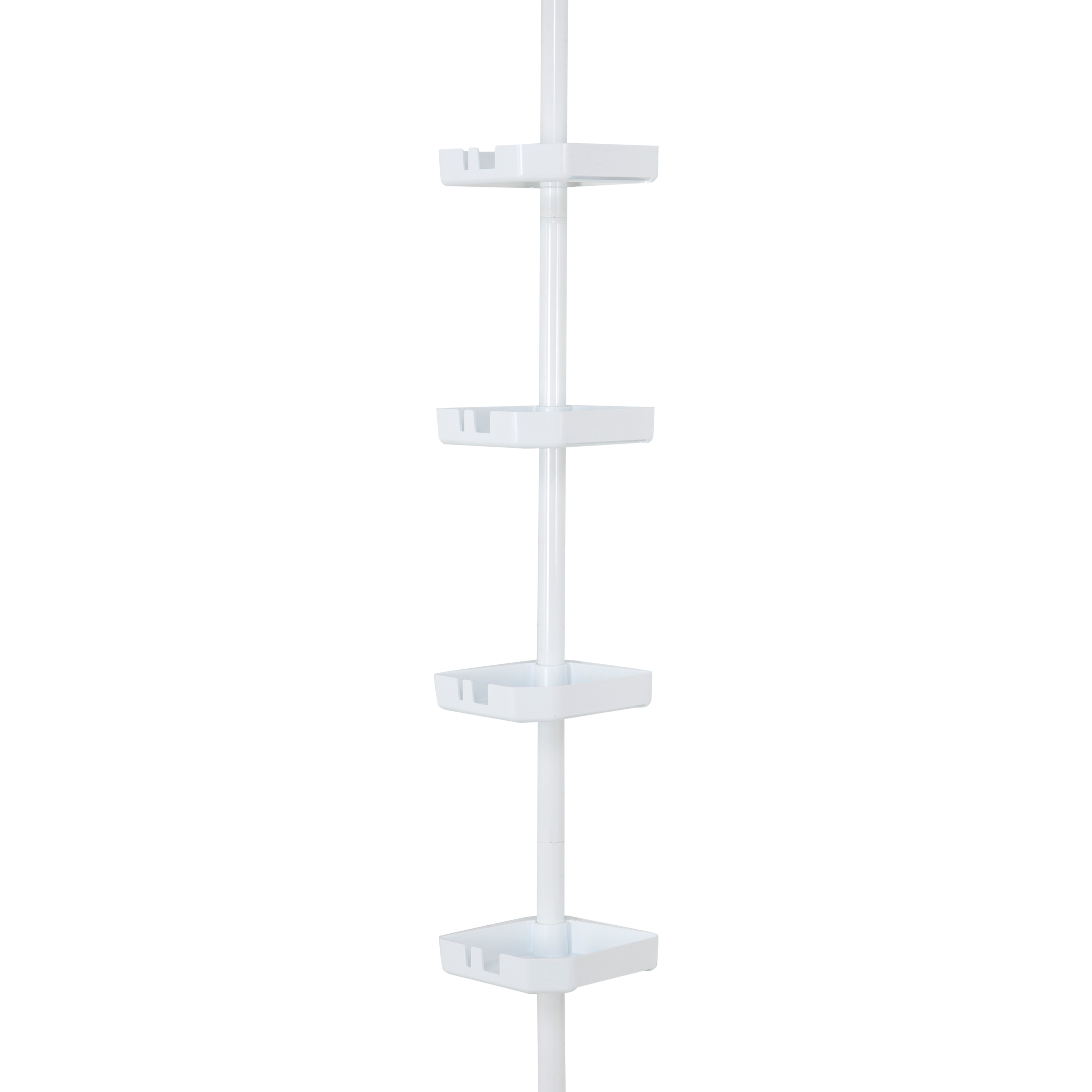 Bath Bliss 4 Tier Tension Corner Shower Organizer Caddy in Grey - On Sale -  Bed Bath & Beyond - 32028647