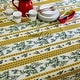 preview thumbnail 16 of 22, Wipeable Tablecloth Spill Resistant French Fleur Oliviers Collection