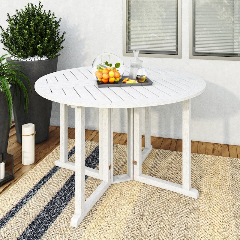 Miramar Outdoor Wood Folding Dining Table