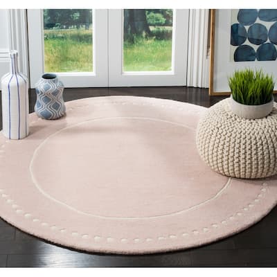 SAFAVIEH Handmade Bella Alverta Dotted Border Wool Rug