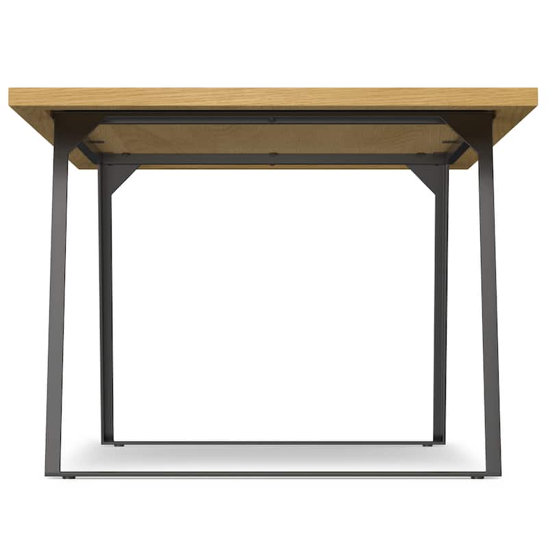 WyndenHall Mitchell 66 inch x 40 inch Rectangle Modern Industrial Dining Table - 66 inches wide