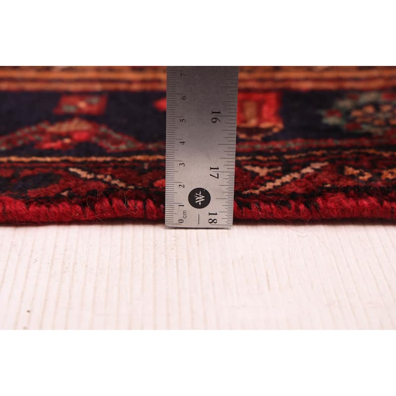 ECARPETGALLERY Hand-knotted Konya Anatolian Navy Wool Rug - 4'0 x 6'6