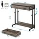 preview thumbnail 3 of 29, Adjustable Side Table Portable Desk with Drawers and Wheels for Home Office
