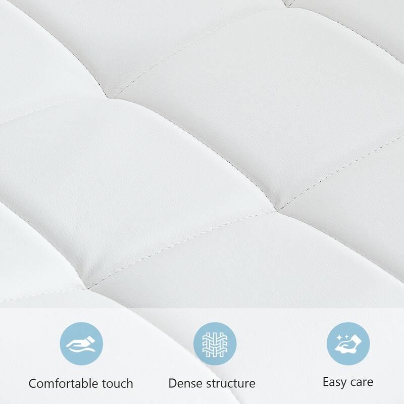 Home Office Desk Chair Armless Office Desk Chair with Cashmere Lumbar Support Adjustable Height, for Home Office Study Room