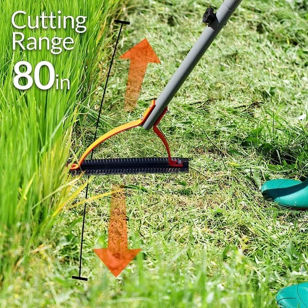 WaLensee Weed Grass Cutter with Serrated Doubleedged Sharp Blade