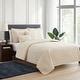 preview thumbnail 26 of 30, Empyrean Bedspread Quilt Set - Grid Weave Pinsonic Lightweight Coverlet Set