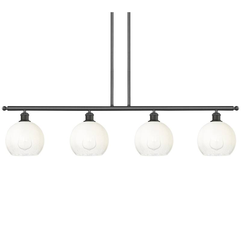 Innovations Lighting 516-4I-11-48 Brookhaven Globe Linear Brookhaven - Oil Rubbed Bronze / Opal