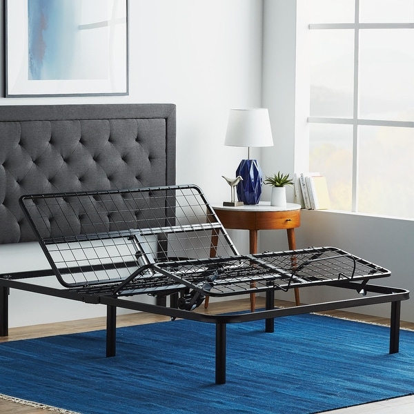 LUCID Comfort Collection Standard Adjustable Bed Base. Opens flyout.