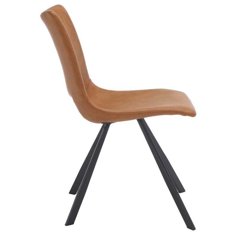 SAFAVIEH Josefina Mid-Century Dining Chair (Set of 2) - 24 In. W x 19 In. D x 33 In. H - 24Wx19Dx33H